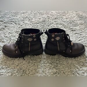 Harley-Davidson Women's Cimmarron Black Leather Riding Boots